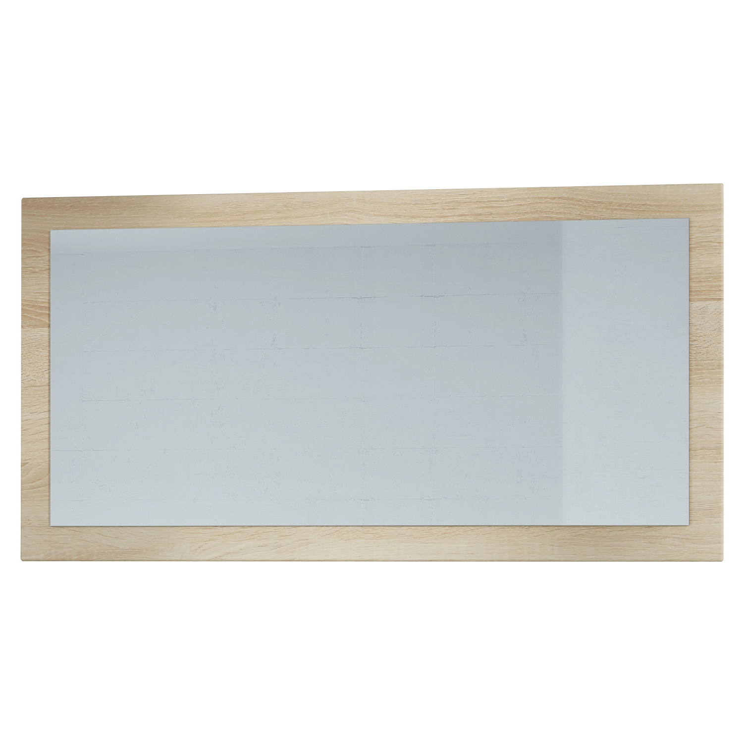 Spiegel Lima 110cm mit Rahmen im modernen Stil Eiche sägerau (110 x 52 cm)