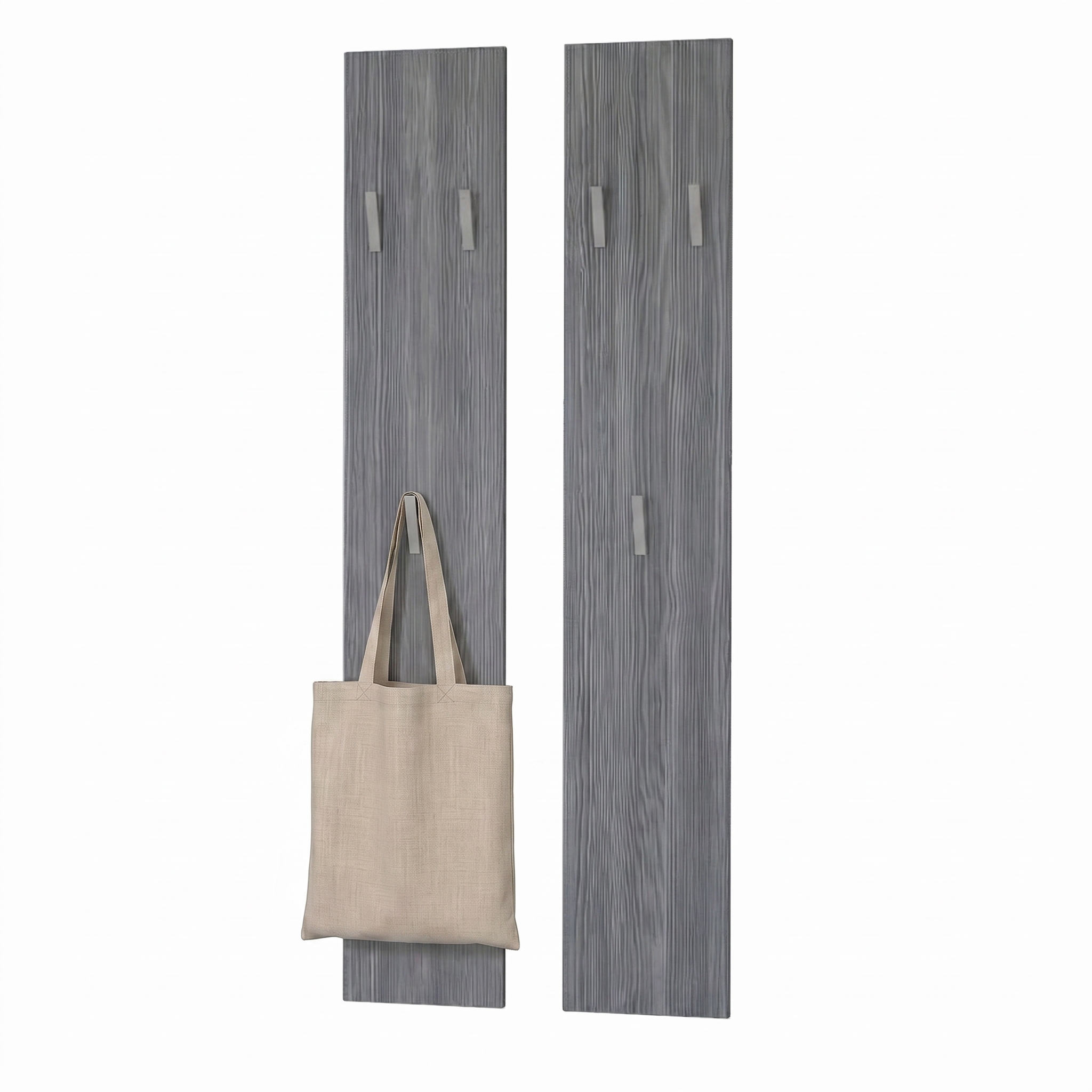 Wandpaneel 140 bestehend aus 2 Paneelen Avola-Anthrazit (je 24 x 140 x 2 cm)