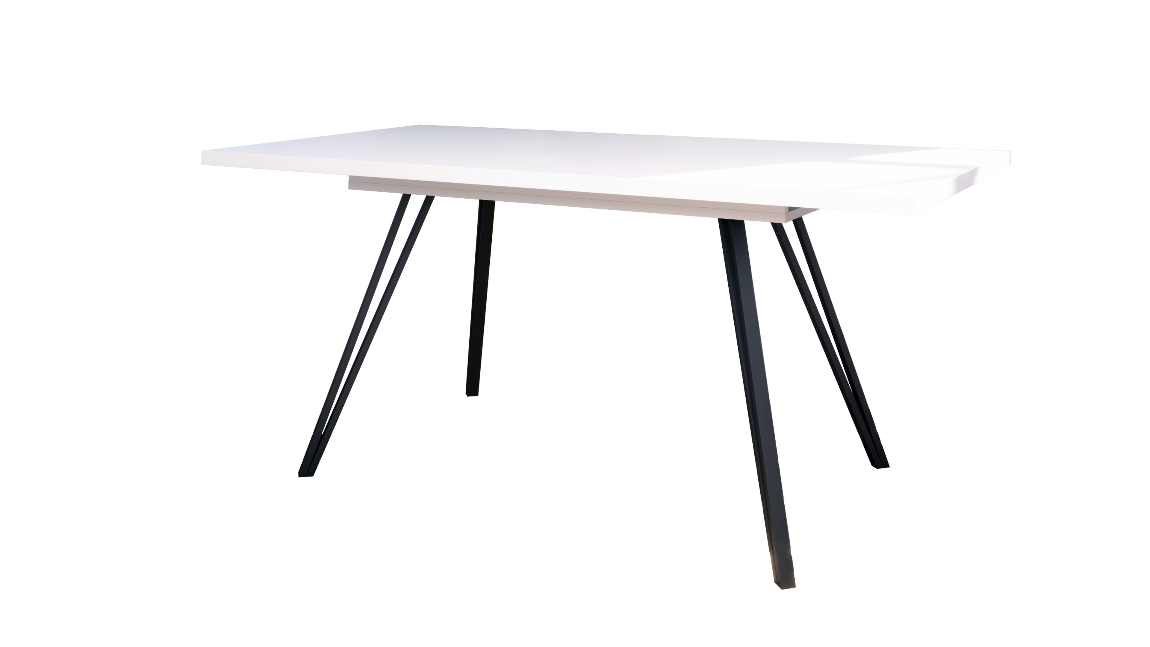 Esstisch Life    160 / 200 x 75 x 90 cm Weiß matt